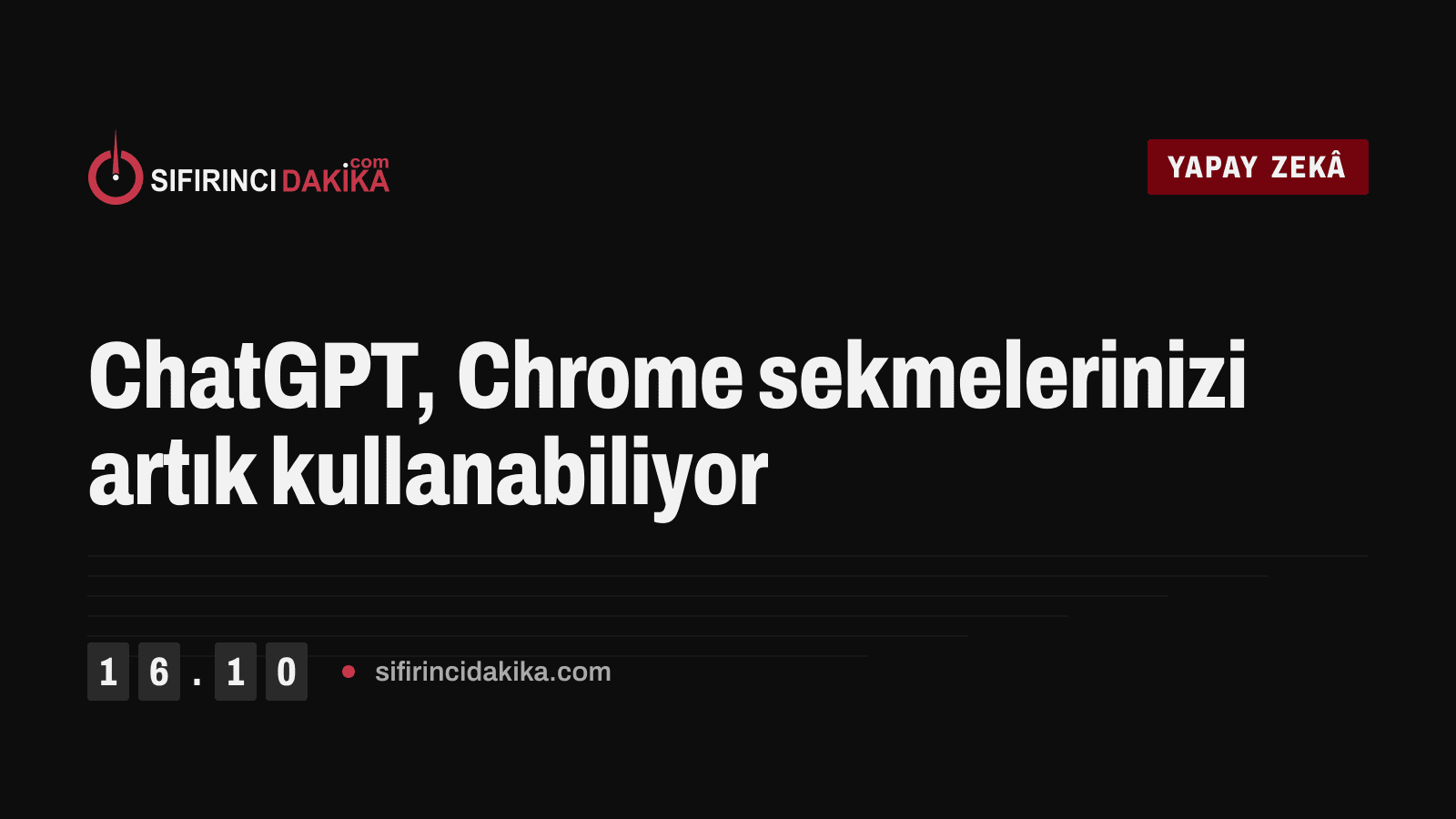 ChatGPT, Chrome sekmelerinizi artık kullanabiliyor
