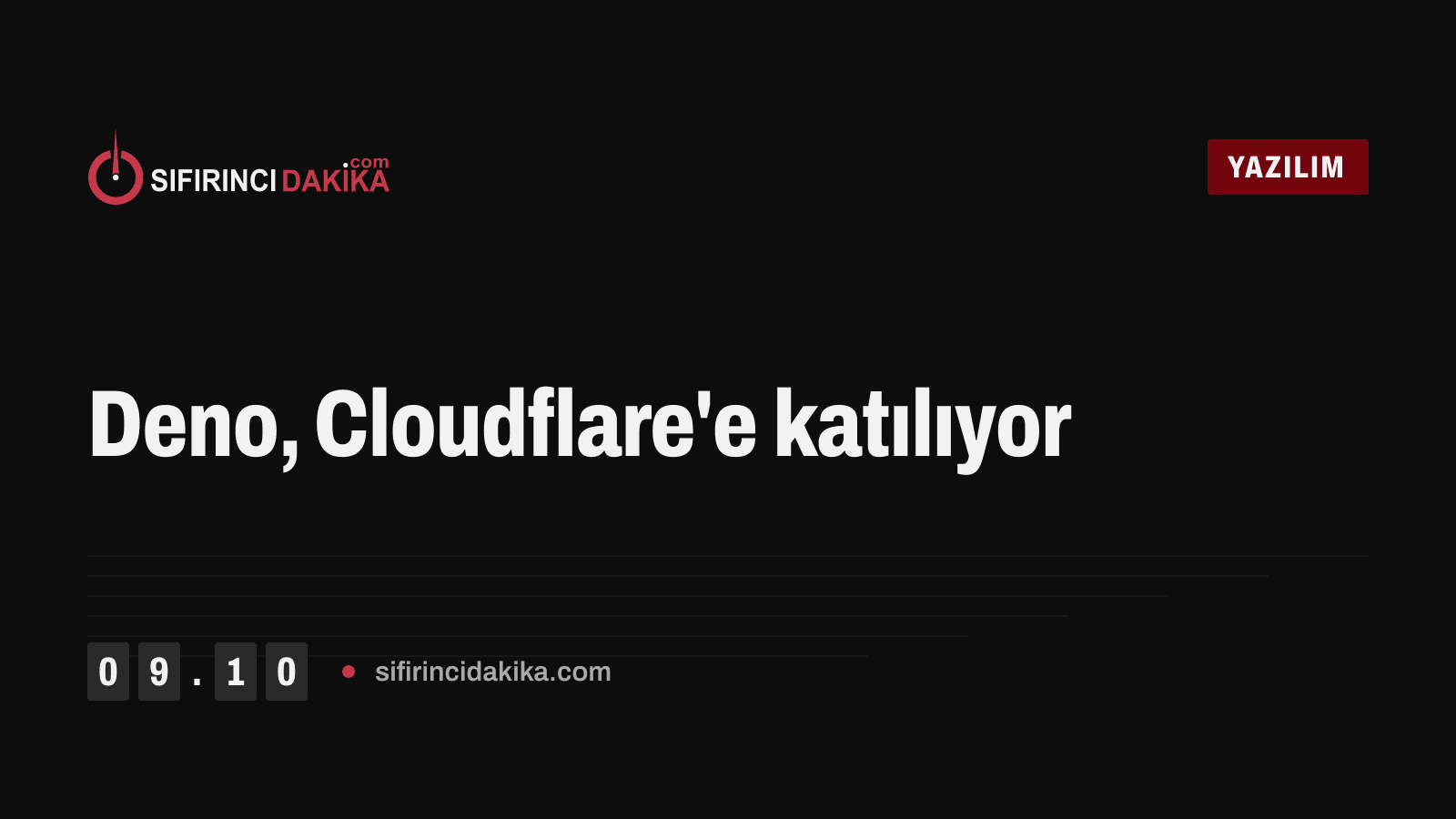 Deno, Cloudflare'e katılıyor