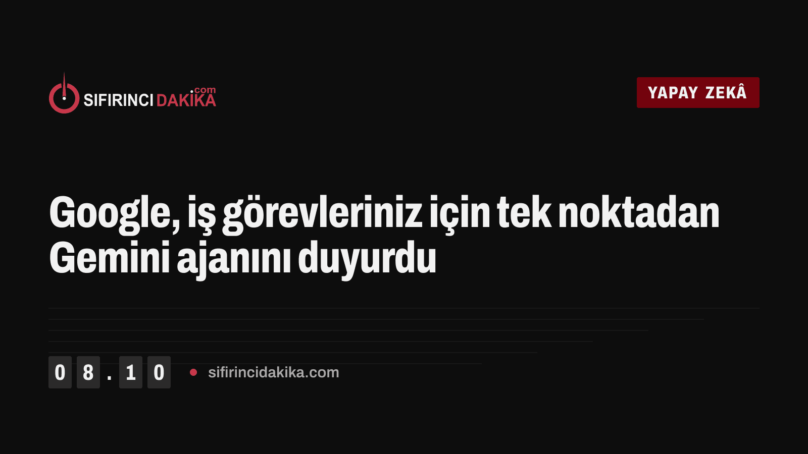 Google, iş görevleriniz için tek noktadan Gemini ajanını duyurdu