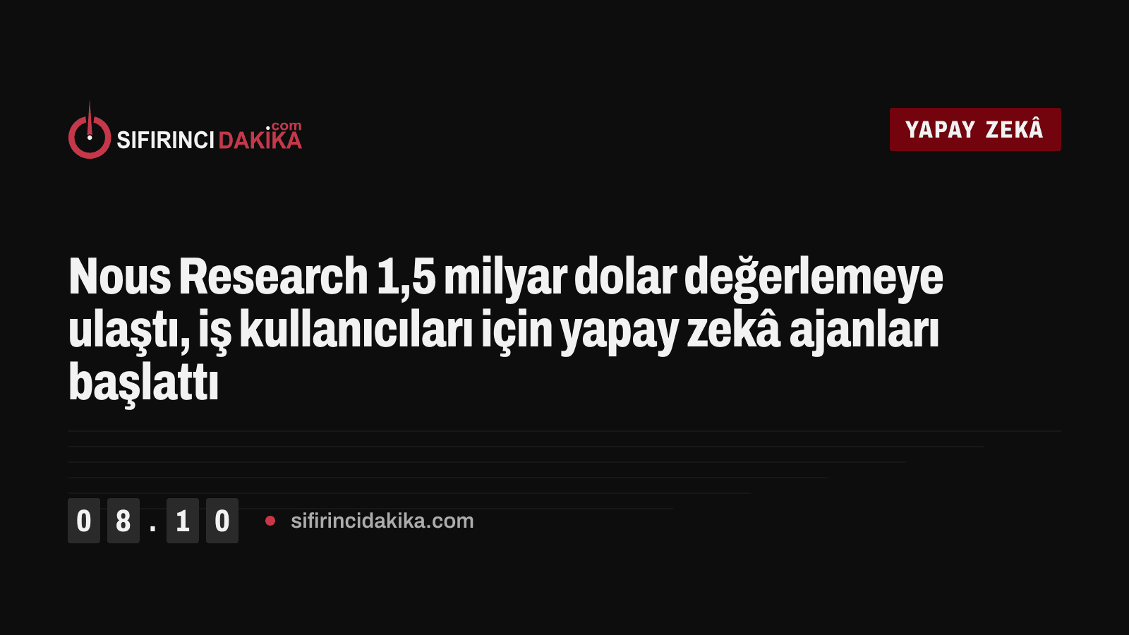 Nous Research 1,5 milyar dolar değerlemeye ulaştı, iş kullanıcıları için yapay zekâ ajanları başlattı