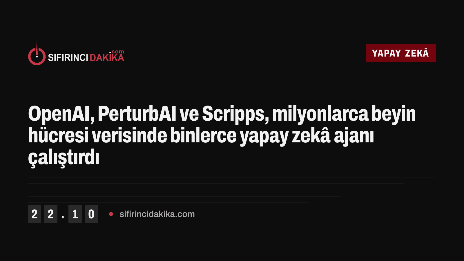 OpenAI, PerturbAI ve Scripps, milyonlarca beyin hücresi verisinde binlerce yapay zekâ ajanı çalıştırdı