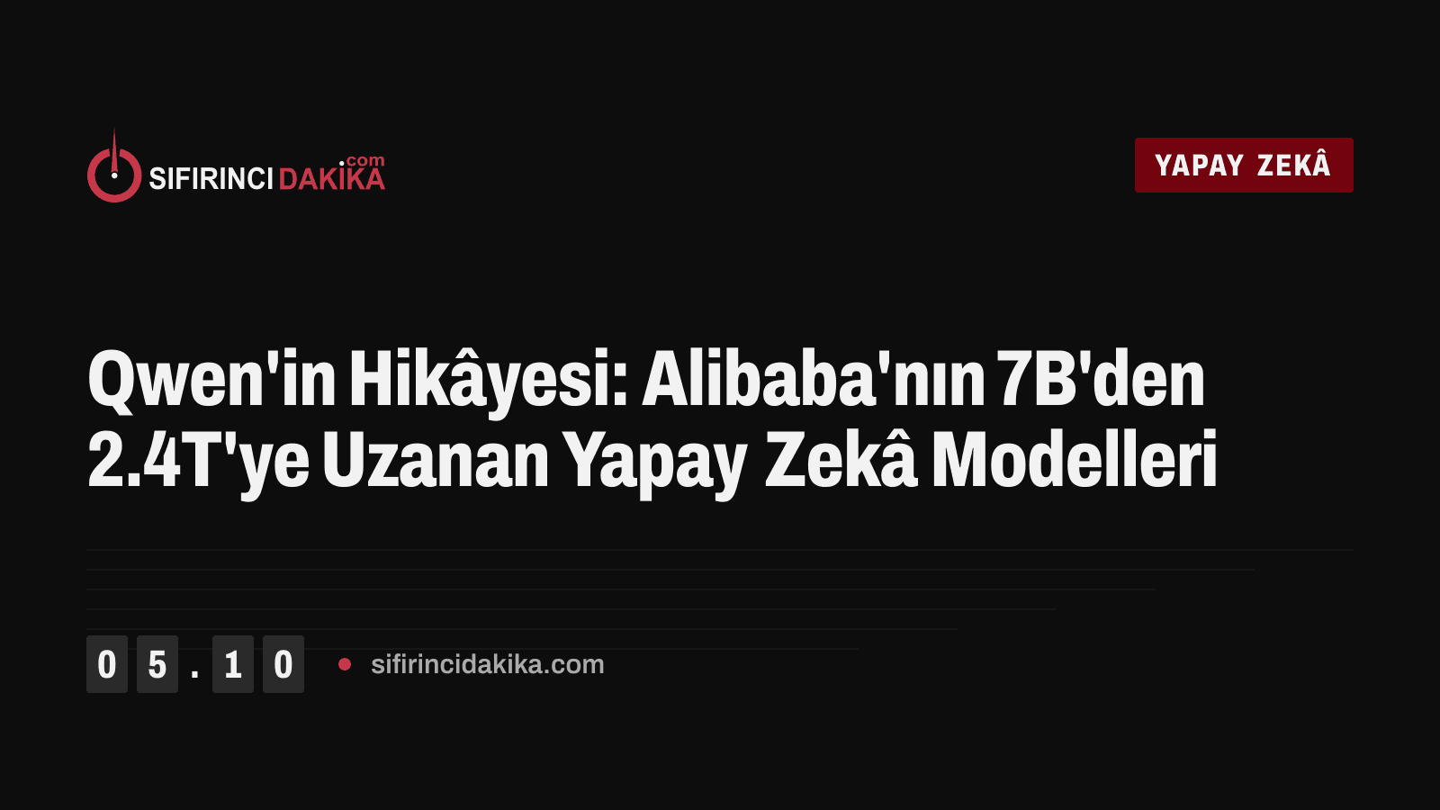Qwen'in Hikâyesi: Alibaba'nın 7B'den 2.4T'ye Uzanan Yapay Zekâ Modelleri