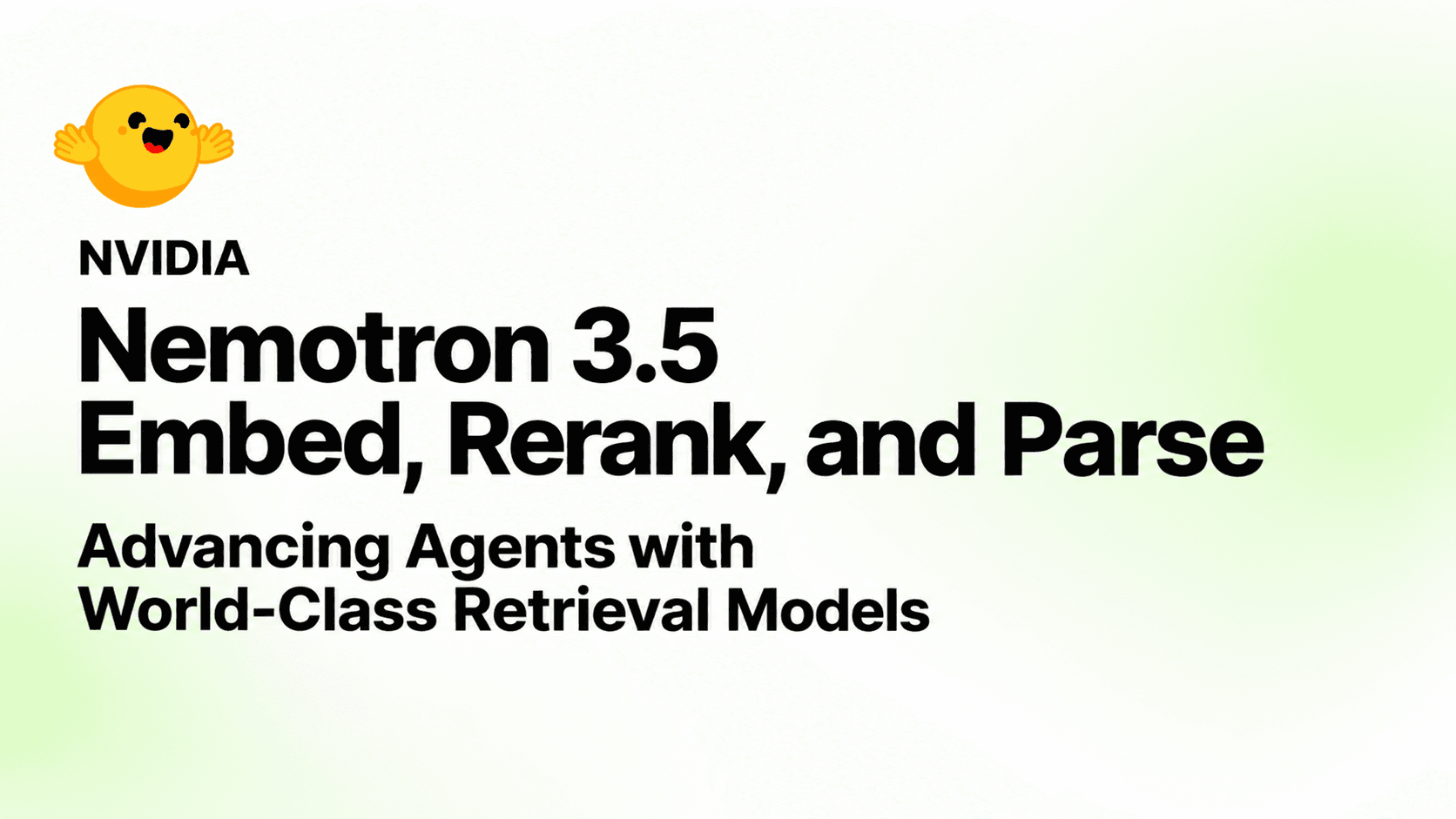 NVIDIA, ajanlar için Nemotron 3.5 Embed, Rerank ve Parse modellerini duyurdu